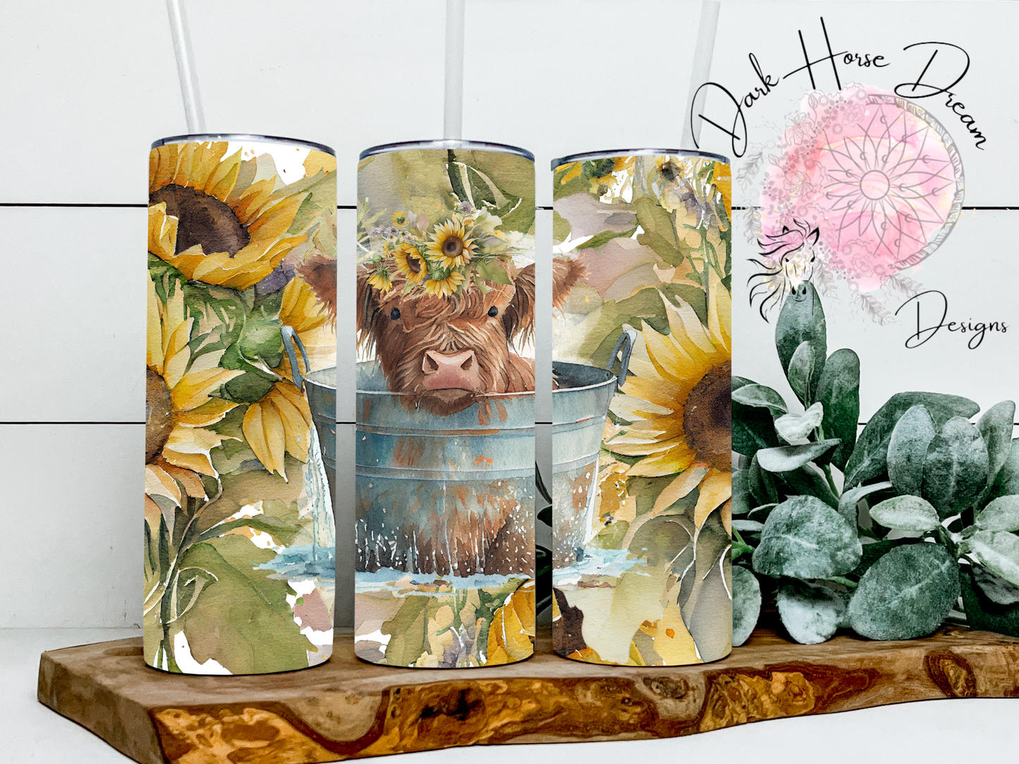 Bath time Baby Highland Cow - Tumbler