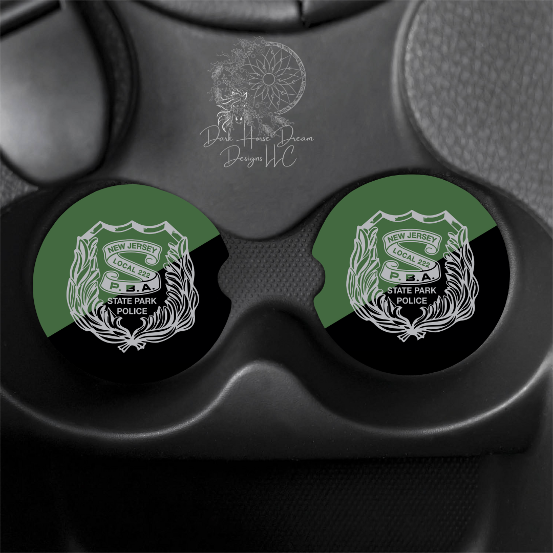 NJ State PBA - Car Coaster