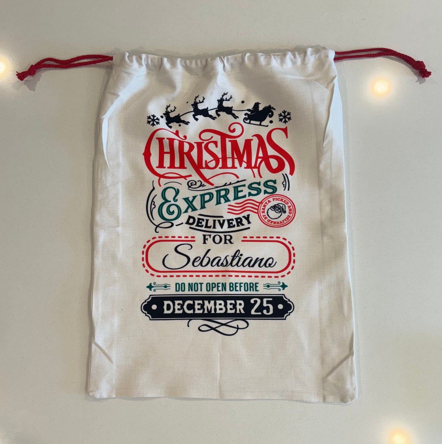 Personalized Santa Sacks
