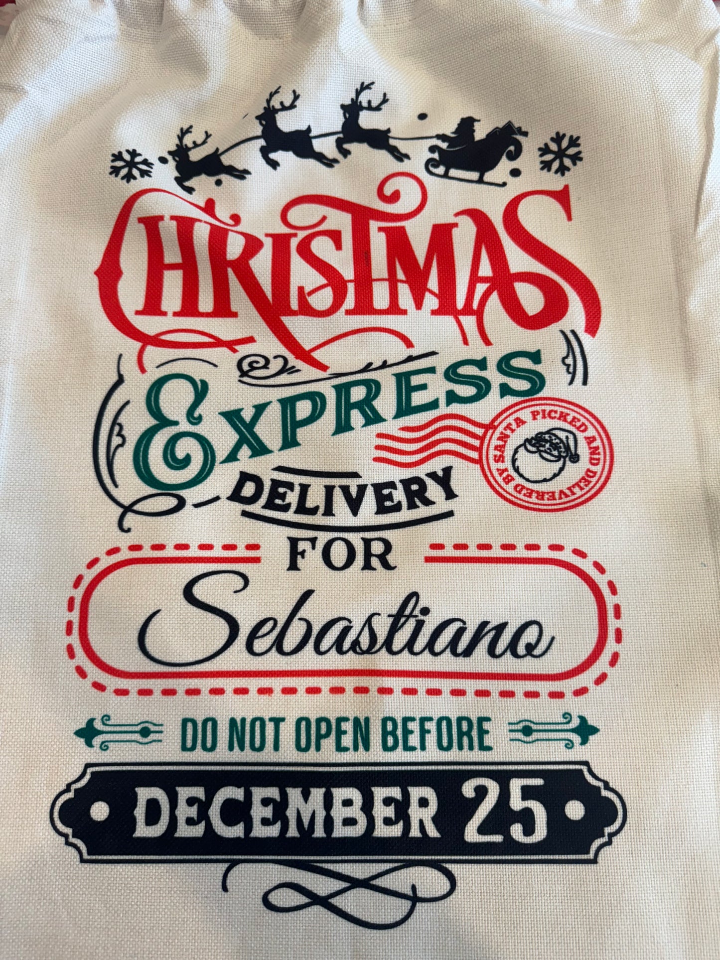 Personalized Santa Sacks
