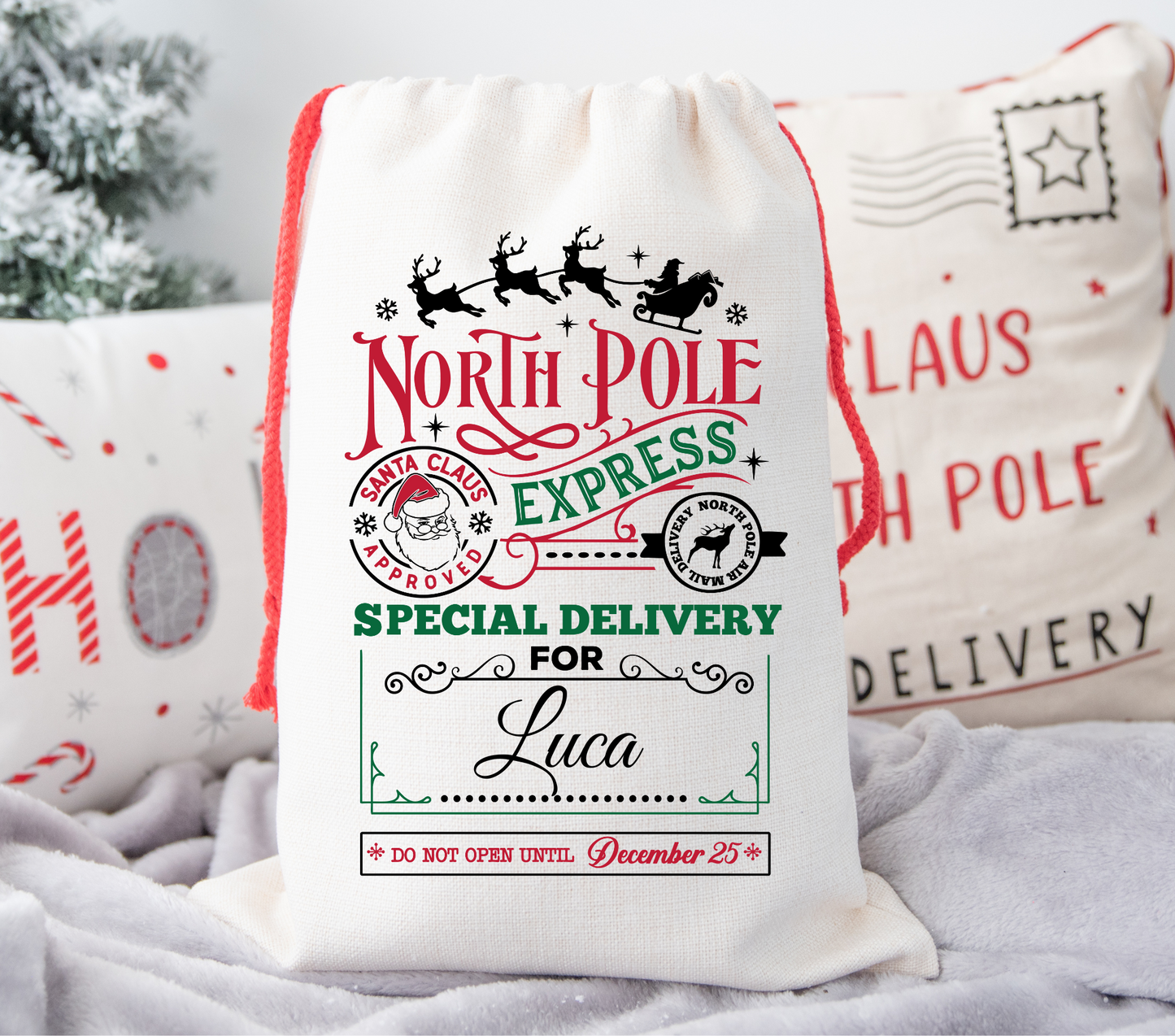 Personalized Santa Sacks