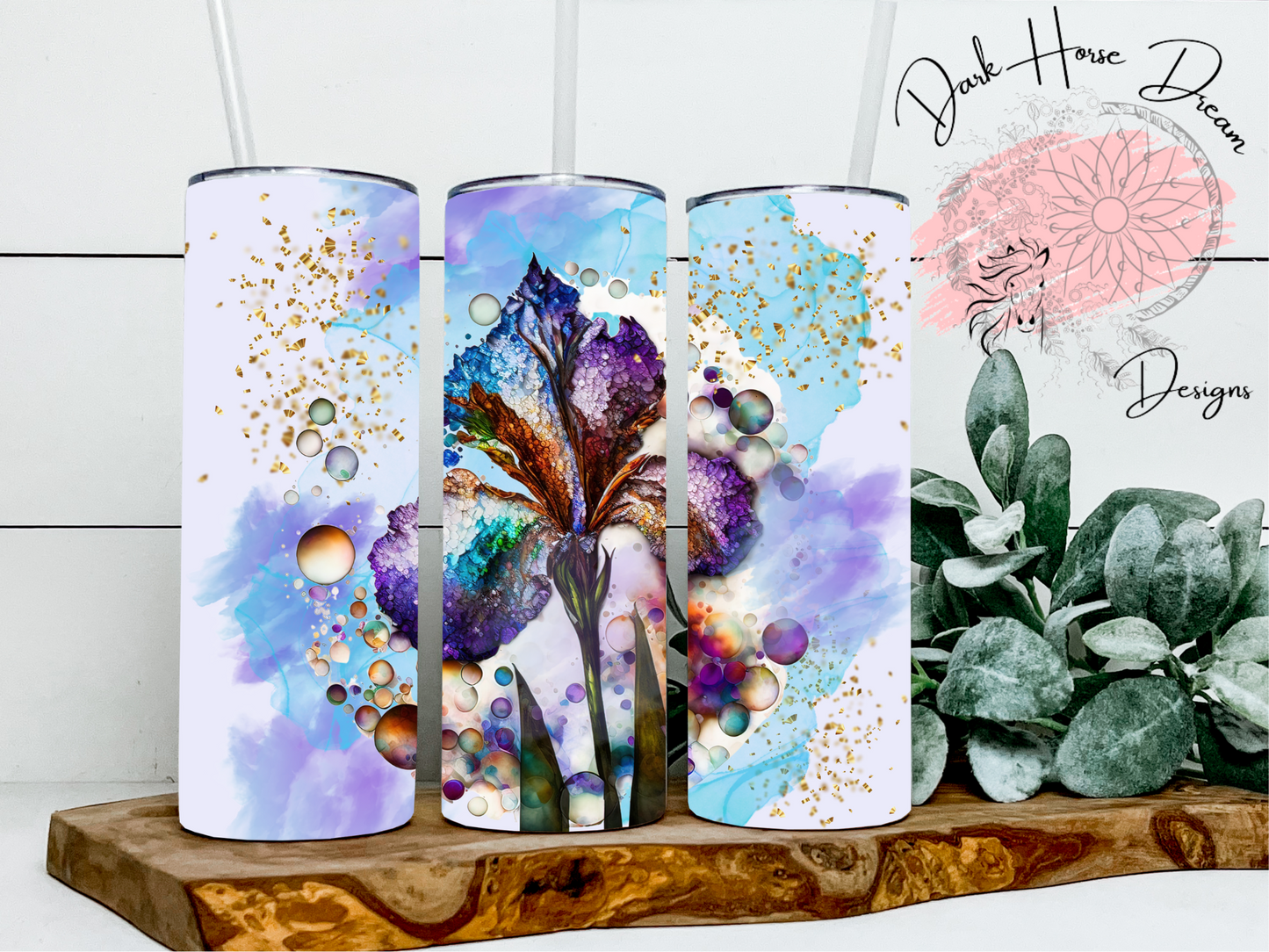 Watercolor Iris