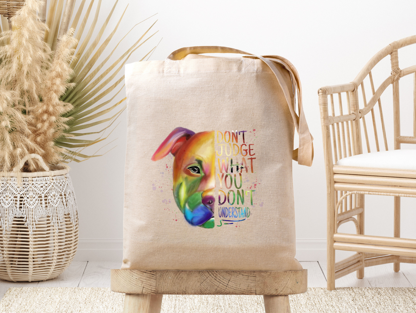 Don't Judge What You Don't Know - Pitty - Canvas Tote Bag