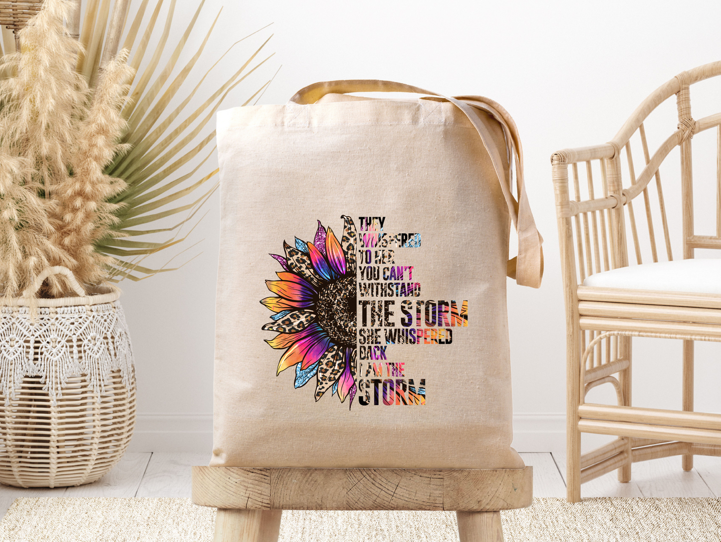 She is the Storm - Canvas Tote Bag