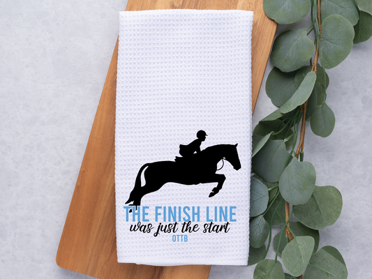 Just The Start - Recycled Racehorse - Towel