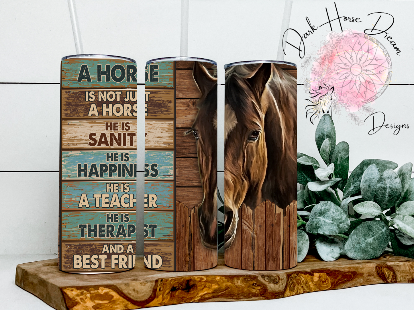 A Horse is - Therapist - Tumbler