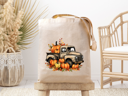 Pumpkin Patch Pick Up- Canvas Tote Bag