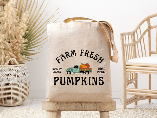 Farm Fresh Pumpkins- Canvas Tote Bag