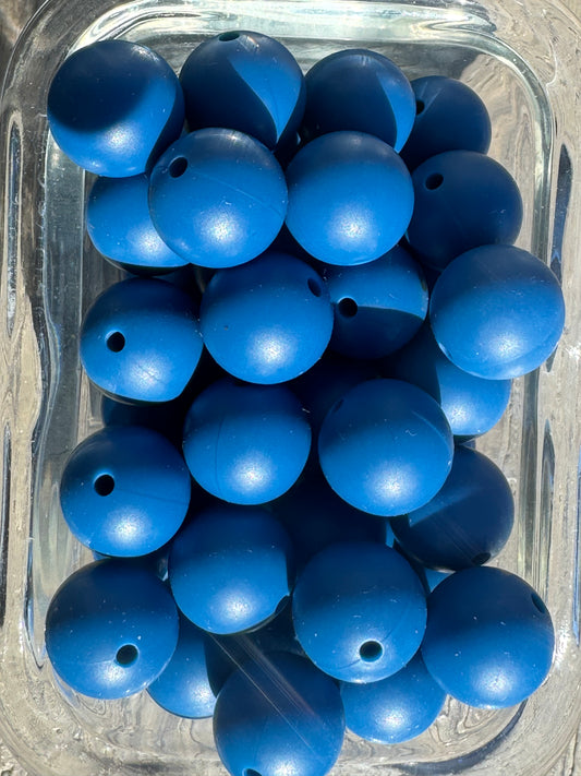 Sapphire- 15MM Silicone Bead