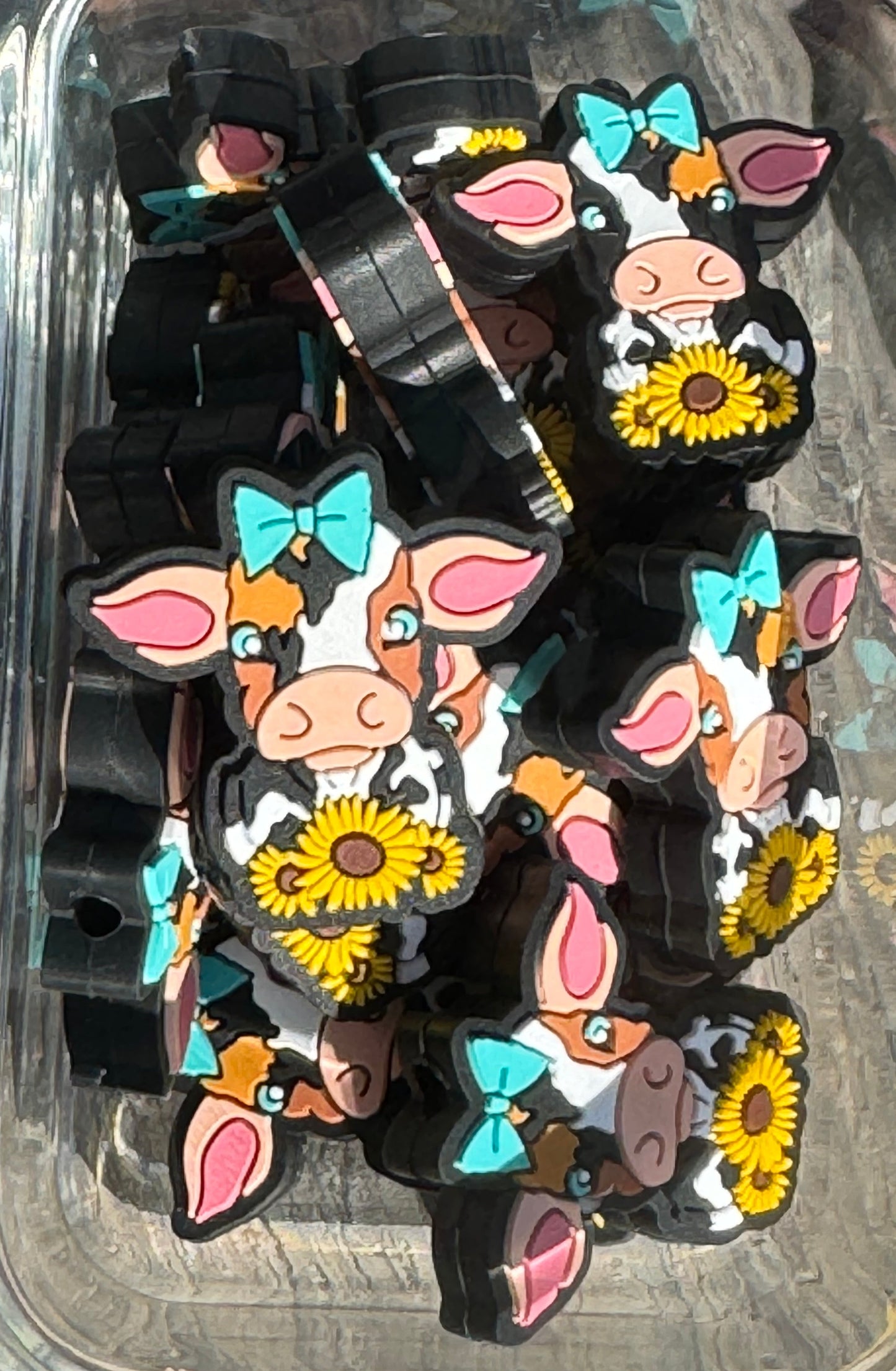 Miss Moo Focal Bead- Available in TWO colors!
