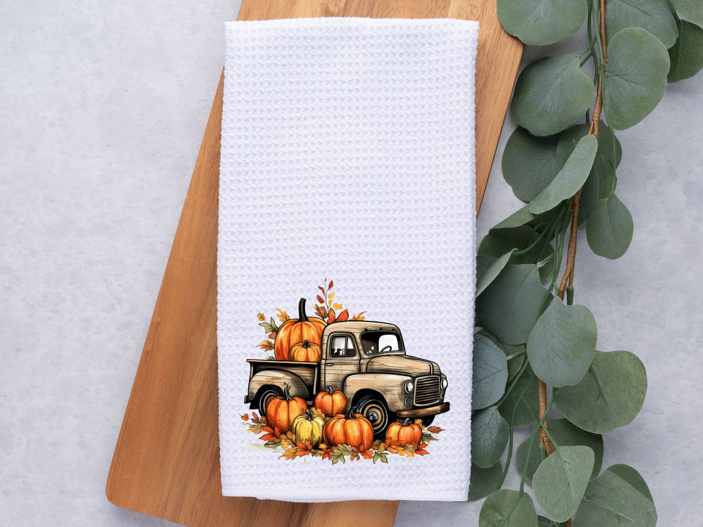 Pumpkin Patch Truck- Towel