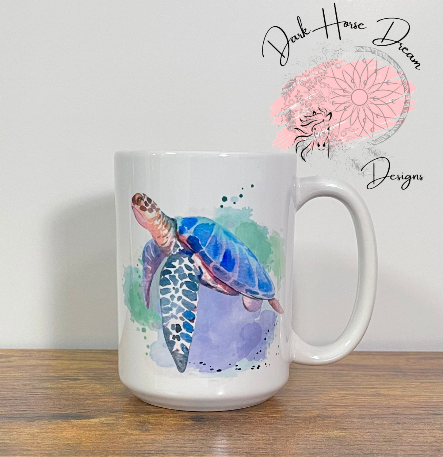 Sea Life- Watercolor Turtle- Clearance Mug